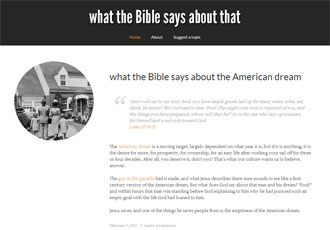 what the Bible says about that