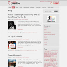 A Heart for Justice blog
