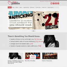 A Heart for Justice home page