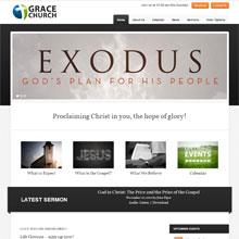 Grace Church Design Template - Black
